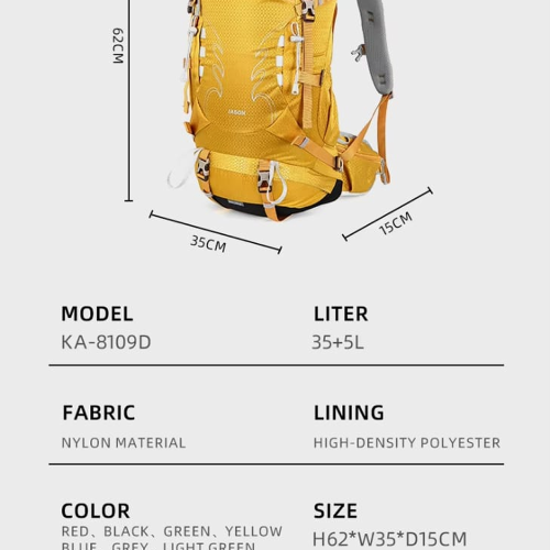 AIONE Jason 40L (35L+5L) Outdoor Hiking &amp;amp;amp; Trekking Backpack